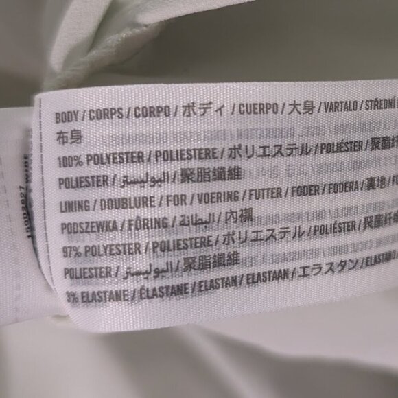 NWT Abercrombie & Fitch | One-Shoulder Chiffon Mini Dress In Light Green - Picture 11 of 12